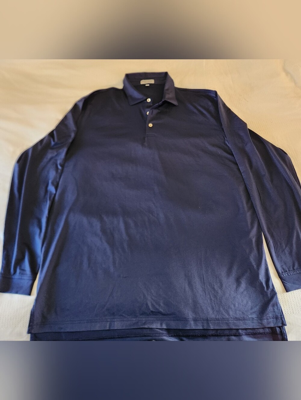 Peter Millar Summer Comfort Long Sleeve Shirt Size XL